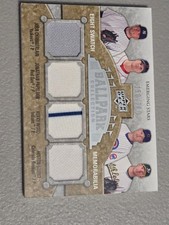 2009 Upperdeck ballpark collection Eight Swatch 150/300 Rare With COA Card Wood
