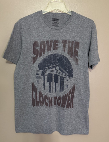 Back to the Future "Save the Bell Tower" Tshirt Size M