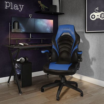 Staples Emerge Vortex Bonded Leather Ergonomic Gaming Chair 51465-CC
