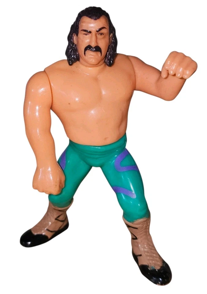 Figuras deportivas Hasbro Titan 1991 de colección WWF Million Dollar Man and Jake The Snake Foto 4 de 4