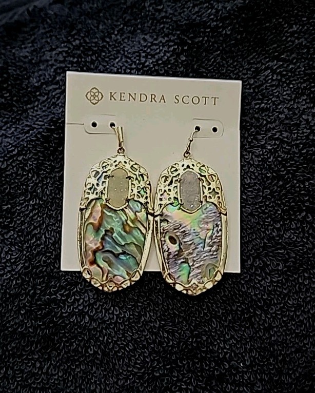 Kendra Scott Deva Statement Earrings Iridescent D… - image 2