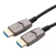 Image of connektgear 30m HDMI V2.1 AOC 8K UHD Connector Cable - Male to Male Gold Conn...