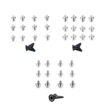 12x Football Boot Studs Football Shoe Spikes, Stable, with Wrench Tool