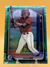 2024 Bowman - Chrome Prospects Kevin Sim #BCP-34 Lunar Glow Refractor (RC)