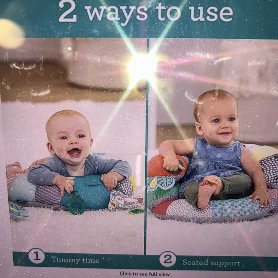 Infantino 2 en 1 Asientos Asistidos para Bebé y Tiempo Abdomen Foto 3 de 3