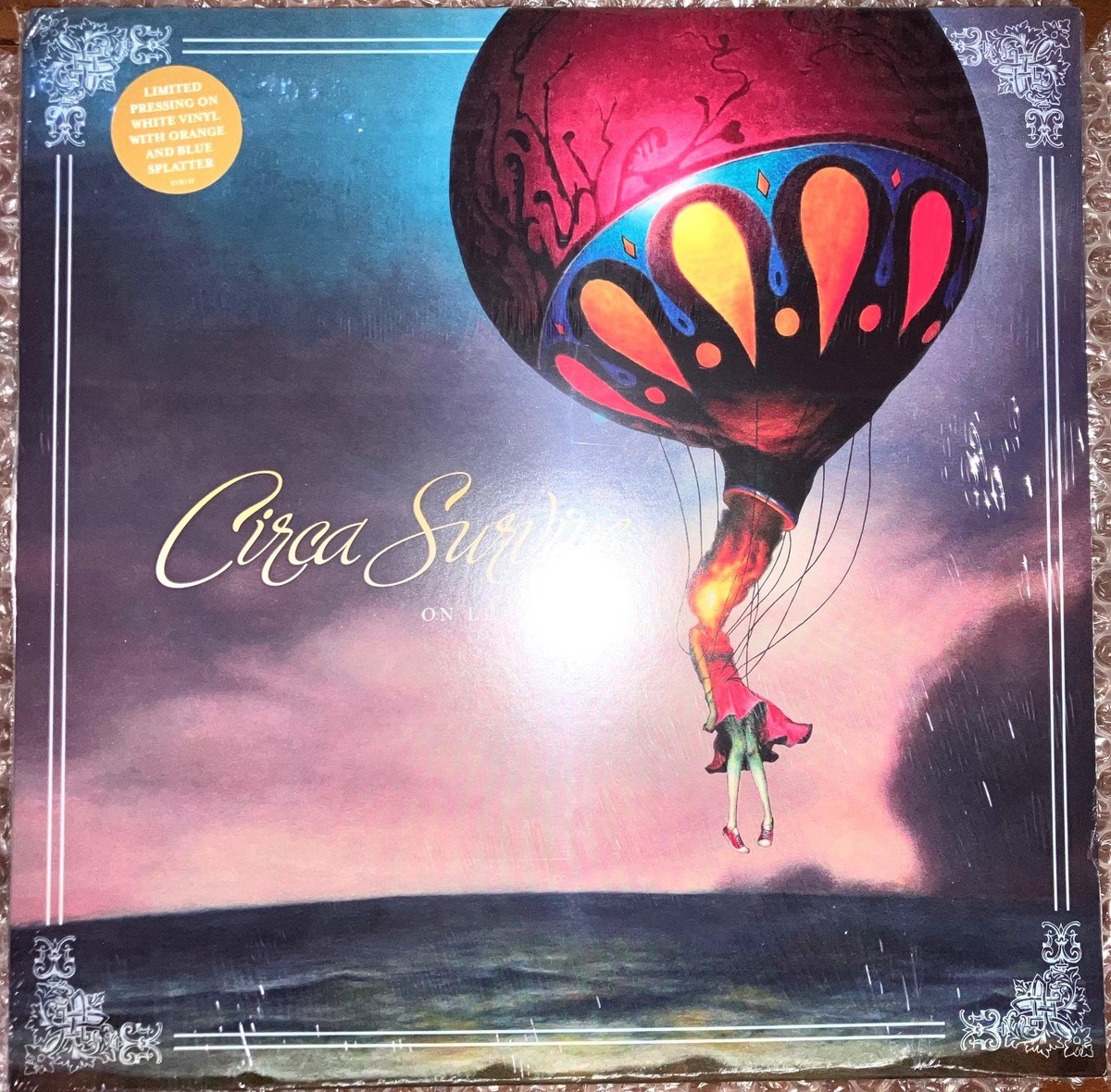 Circa Survive On Letting Go White Orange & Blue Splatter Vinyl