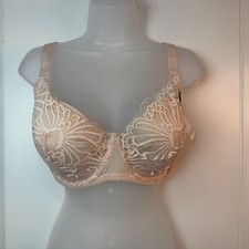 Paramour Beige Tempting Allover Lace Wire Bra 135061 NWT 38DD