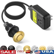 Stainless Steel Air Switch Kit Easy Install Garbage Disposal Ultra Thin Design