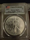 2021 American Silver Eagle - Type 1 - PCGS MS 70 - *read description*