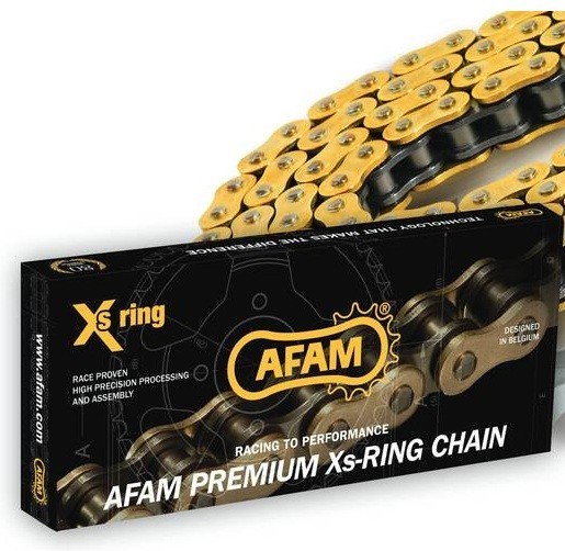 Chaîne moto AFAM 520 route et off-road pour rouler sur tout type de terrain