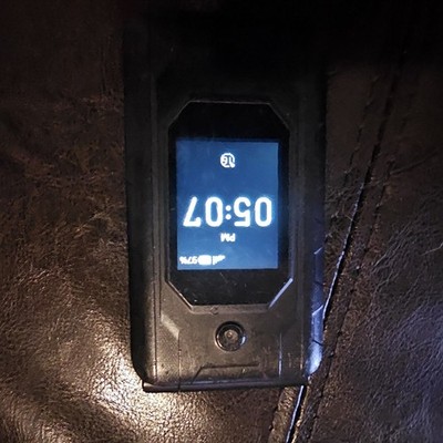 Blu Flex 8GB Prepaid Flip Phone Black, TracFone