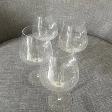 Williams Sonoma Schott Zwiesel Set 4 Burgundy Wine Glasses Oversized 