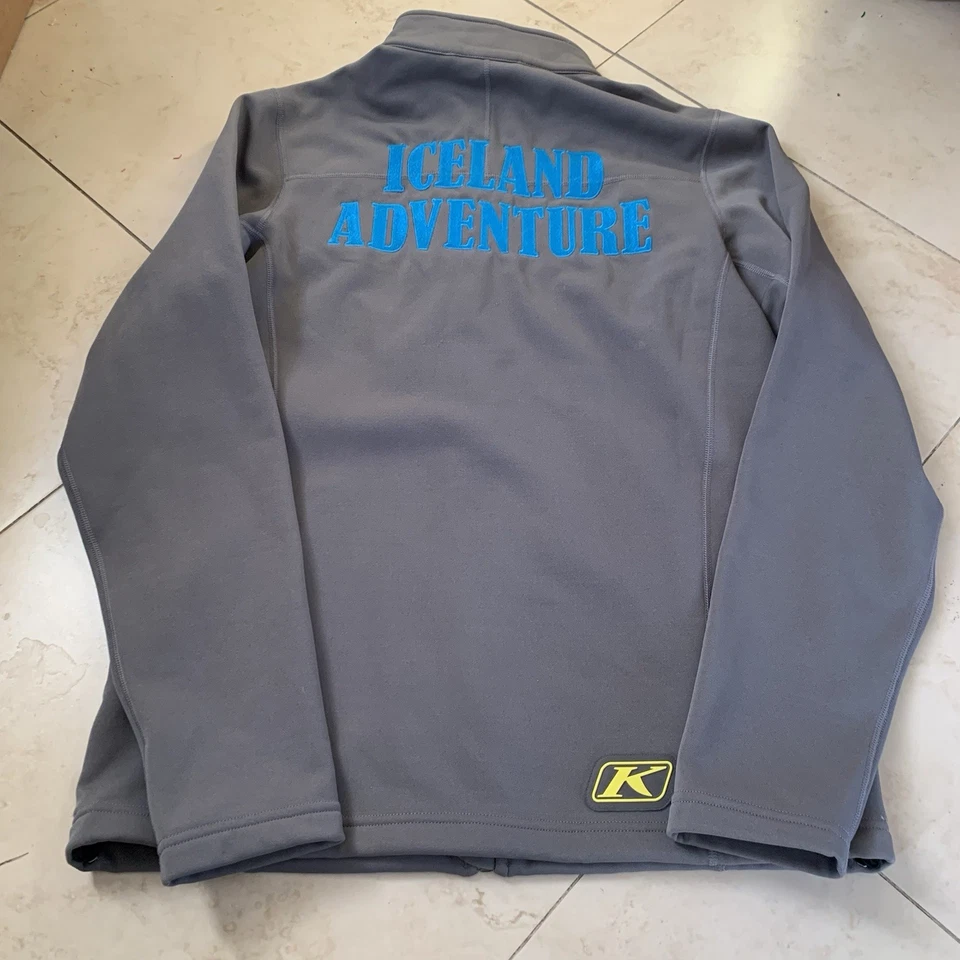 Klim Inferno Jacket Mens Medium Gray Mid Layer Full Zip Snowmobile Snow Winter - Image 2 of 4