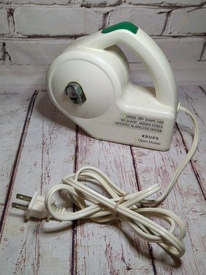 KRUPS Open Master Electric Can Opener Model 404 White  120V
