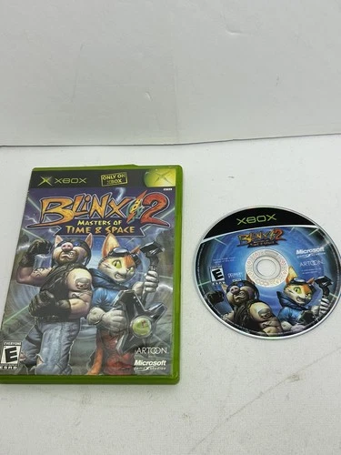 Blinx 2: Masters Of Time & Space (Microsoft Xbox, 2004)-NO Manual