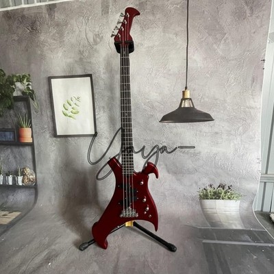 Warwick Buzzard 4-string John Entwistle Electric Bass Guitar Red Number Inlay