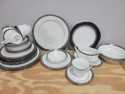 Noritake Regent Platinum Fine China Dinnerware ---PICK---