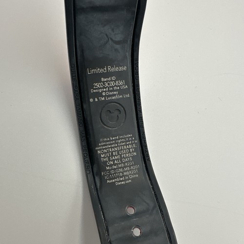 Disney World Magic Bands Star Wars Limited Release Lot Of 2 USED & UNLINKED - Bild 7 von 10