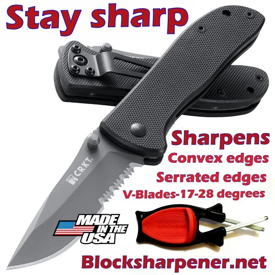 Made in American Knife Sharpener- Relines and hones blades to original edges. - Image 3 of 4