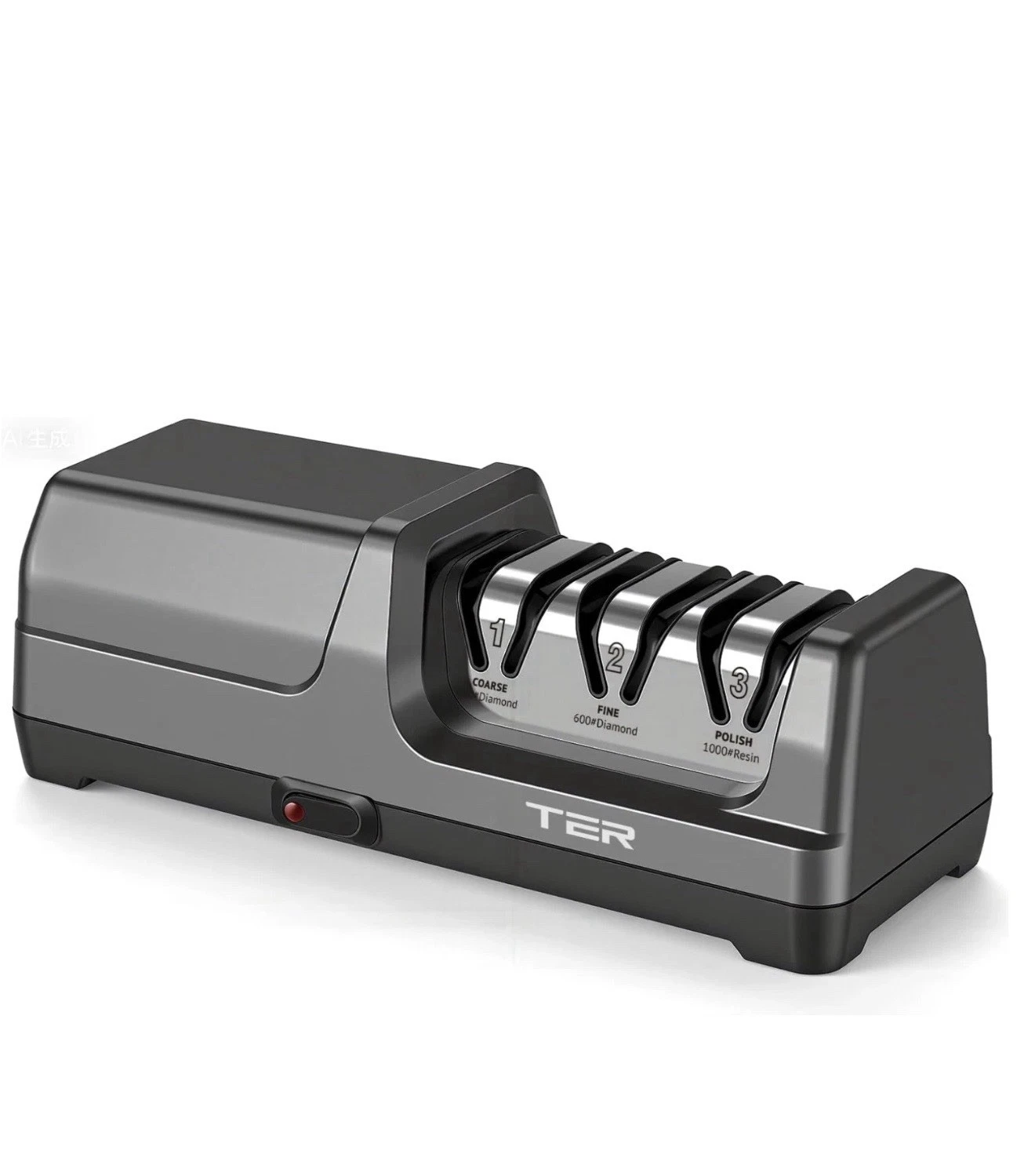 Electric Knife Sharpener, 3-Stage Diamond Knife Sharpener for Kitchen Knives 20-