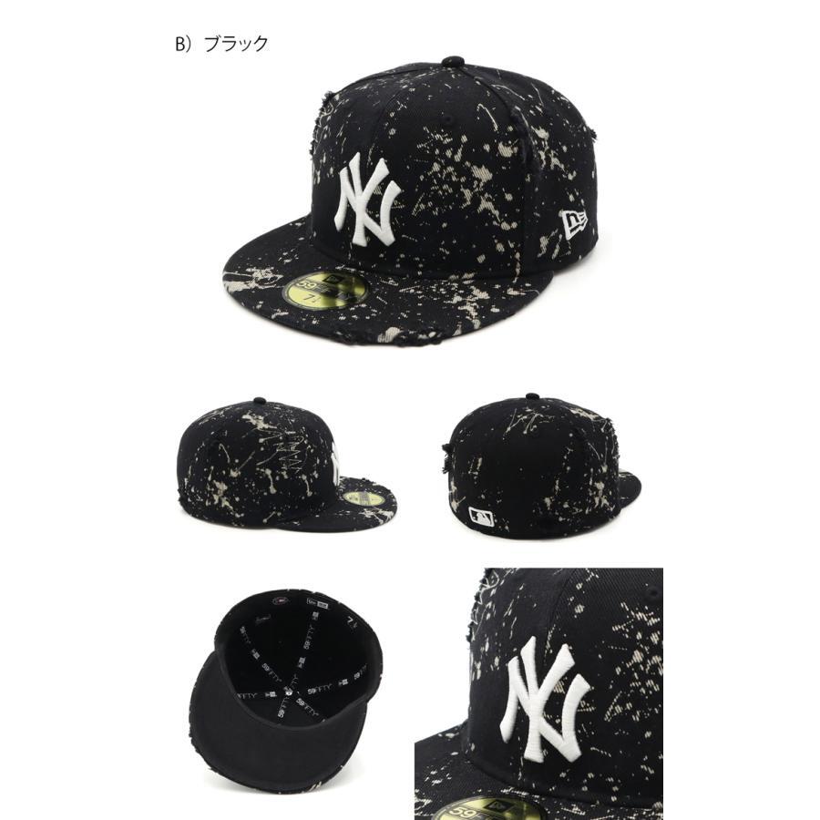 ★NEW ERA(R)×THE STAND / DISTRESSED LA New Era New York Yankees OnSPOTZ 59Fifty Distressed Denim