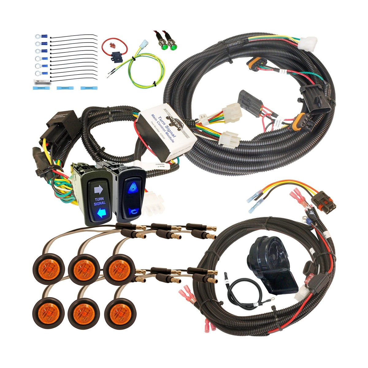 For 2019 Polaris Ranger 1000 XP UTV Turn Signal Horn Street Legal Kit