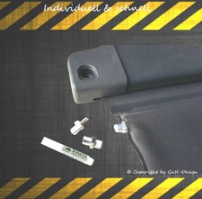 Toyota Avensis T25 Laderaumabdeckung Heckrollo Reparatursatz +Kleber passt f.T25