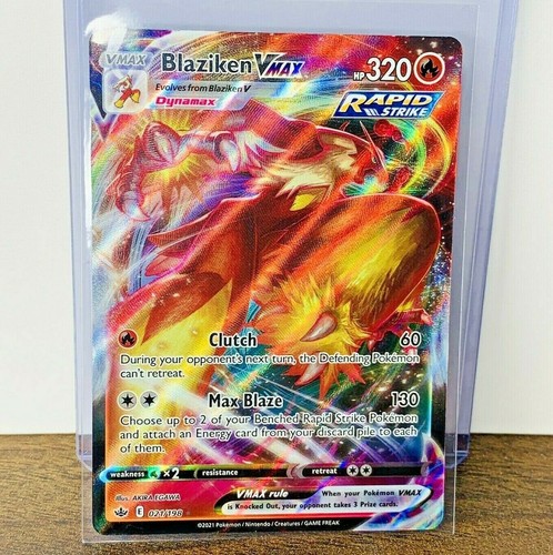 Pokémon | Other | Pokemon Blaziken V Full Art 61198 Chilling Reign Ultra Rare 66e9bef38a00e32538b062cf