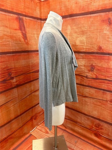 NWT Verve Ami Gray Open Cardigan Top sz Medium TCA - Picture 4 of 7
