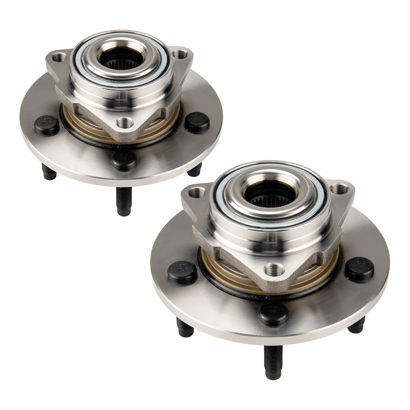 Front Wheel Bearing Hubs for 2002 2003 2004 2005 2006 2007 2008 Dodge Ram 1500