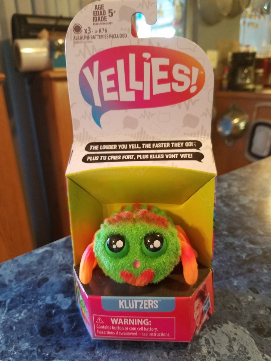 Yellies Klutzers Green Voice-Activated Spider Pet | eBay