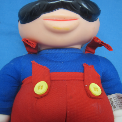Nintendo Super Mario Bros Plush Body Vinyl Face Doll 12