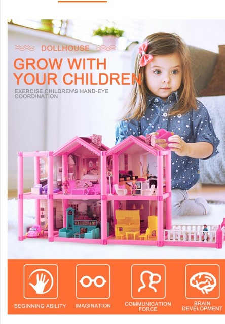 peppa pig doll house set