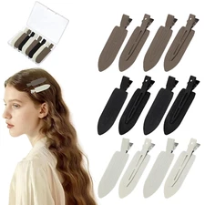 12 Pcs No Bend No Crease Hair Clips, Hair Clips Barrettes for Styling for Woman