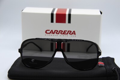 NEW CARRERA 1059/S 08AM9 POLARIZED BLACK AUTHENTIC SUNGLASSES W