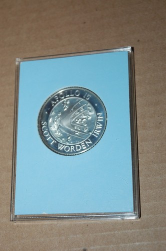 MEDALLA DE PLATA ESTERLINA APOLO 15 EYEWITNESS EDICIÓN LIMITADA - Imagen 3 de 6