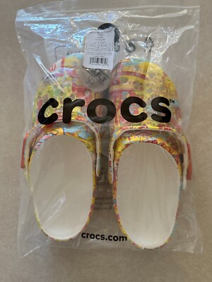 NWT Disney 50th Anniversary Vault Collection Park Guide Clog Crocs M8/W10 RARE