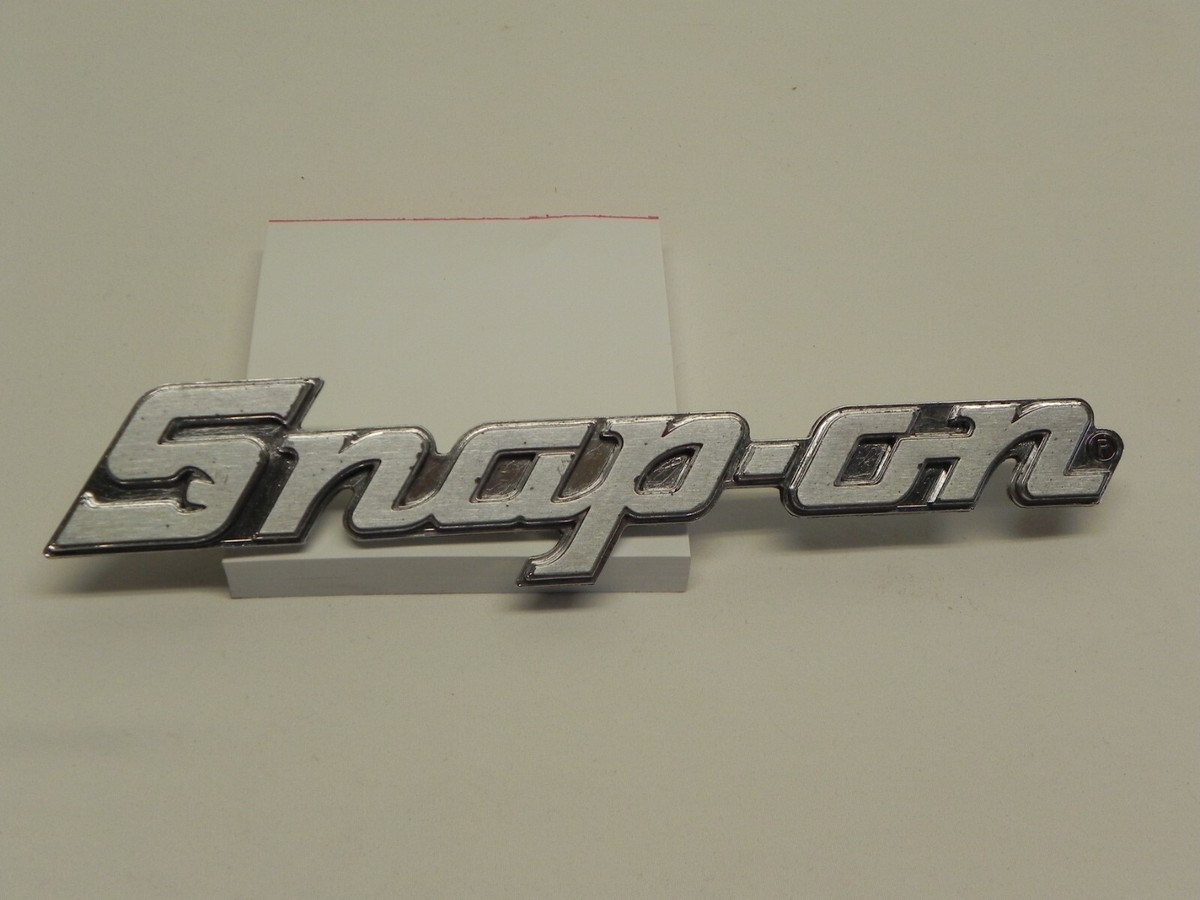 OEM Original KN800 Snap on Toolbox Logo Crest Badge Metal Emblem