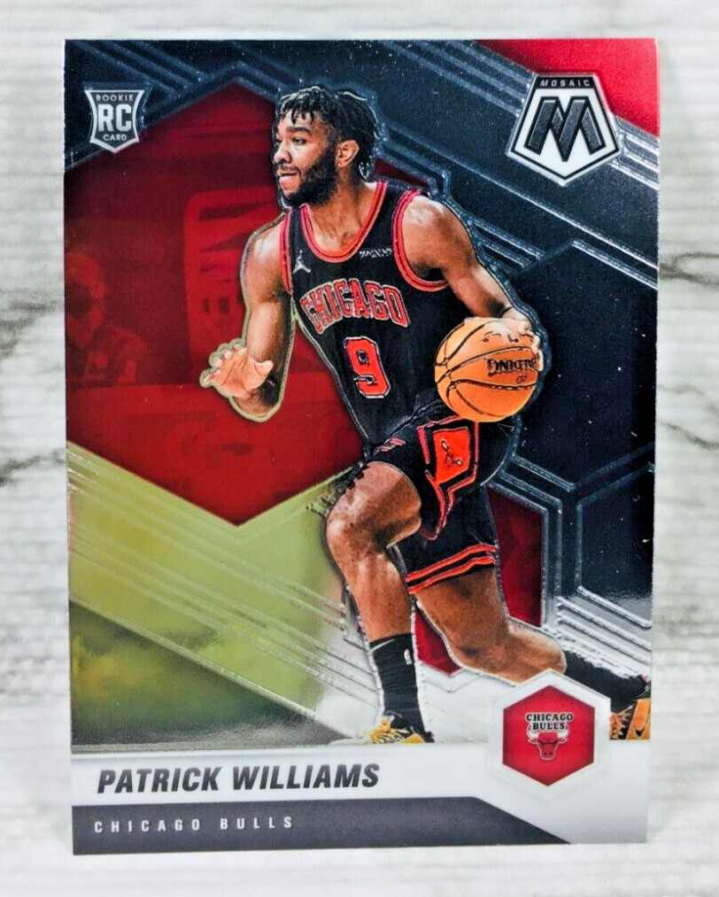 2020-21 PANINI MOSAIC BASKETBALL #206 PATRICK WILLIAMS RC ROOKIE CARD (BULLS)