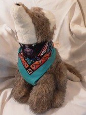 Wolf Coyote Howling 17" Phoenix Arizona Stuffed Animal Plush Kathy's Kreations