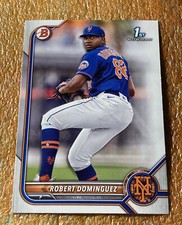 2022 Bowman Prospects Robert Dominguez New York Mets #BP-51 1st Bowman