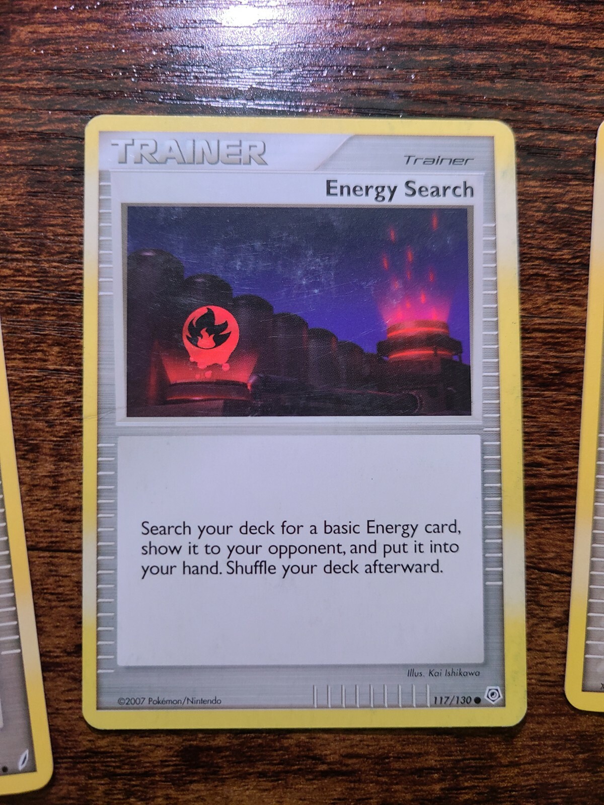 Pokemon Card Trainer Energy Search - 117/130 Diamond & Pearl 💦💦