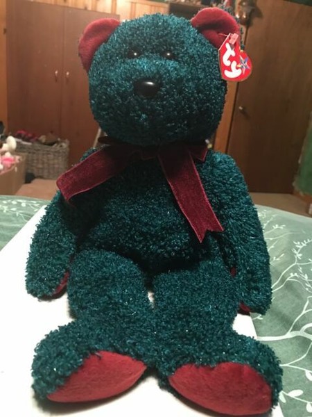 ty beanie baby 2001 holiday teddy