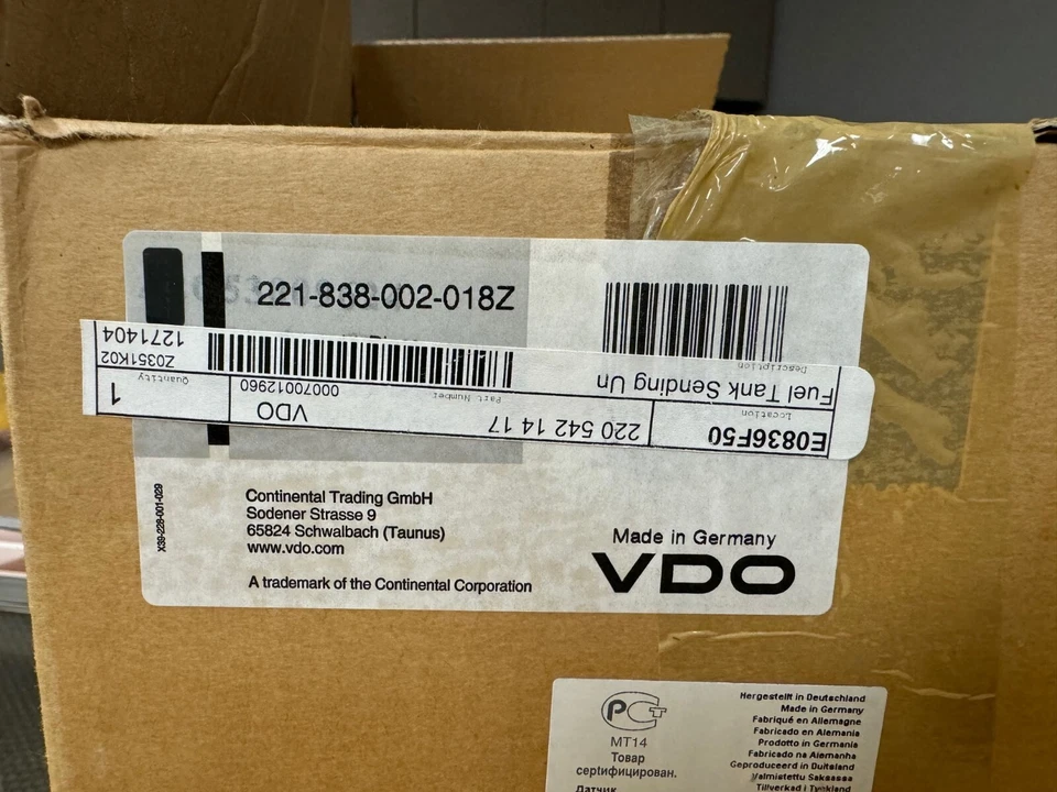 2205421417 Continental VDO 燃油发送单元燃气适用于 MB 梅赛德斯 CL 级 S500 — 第 3/3 张图片