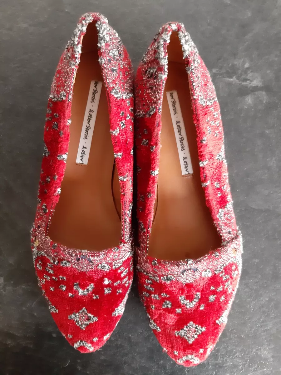 Other Stories gorgeous red Shoes Size 4 37