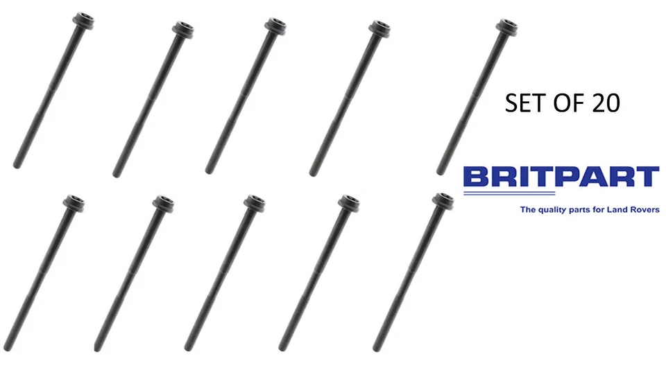 Juego de 20 pernos de culata para JAGUAR/Land Rover - BRITPART Foto 4 de 4