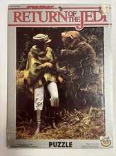 Sealed 1983 Star Wars Return Of the Jedi Puzzle #33890 Craft Master Leah Ewok