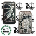 Peter Pan 1 Troy Oz 999 Silver Bar Greathouse Productions Disney TRG-28