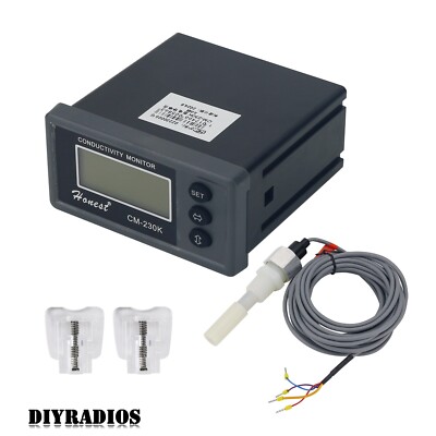 Moniteur De Conductivité De L'eau CM-230K 220V - Avec électrode, Alarmes, Neuf