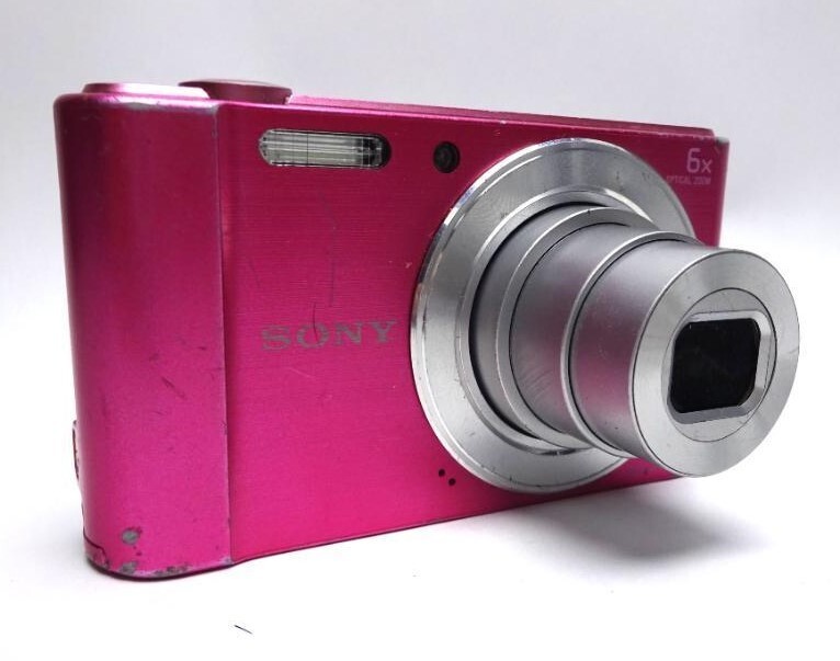 Sony Cyber-shot DSC-W810 Pink 20.1MP 6x Optical Zoom Digital